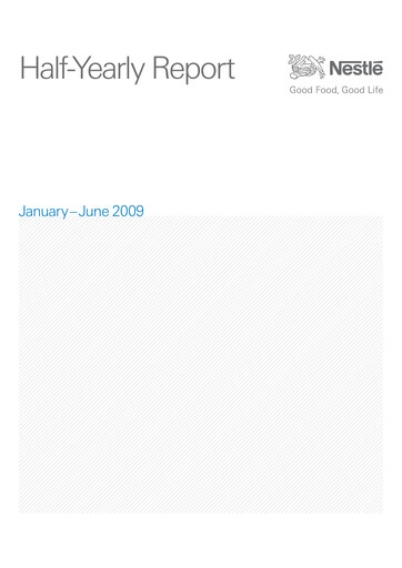 Miniature Nestlé Rapport semestriel 2009-h1