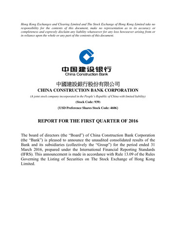 Thumbnail China Construction Bank Quarterly Report 2016-q1