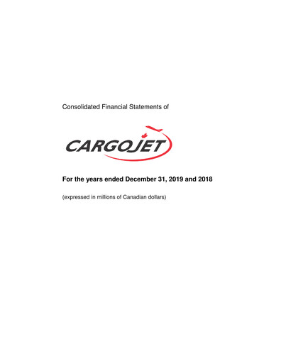 Thumbnail Cargojet Financial Statement 2019