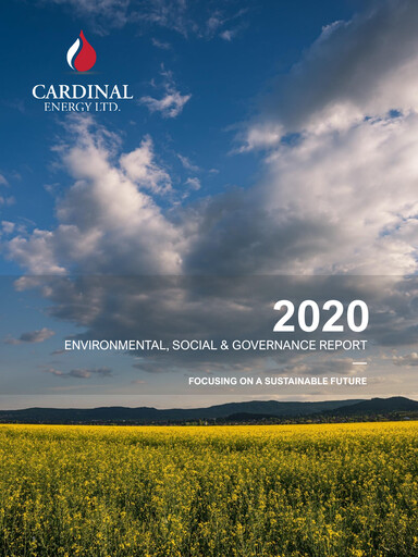 Vorschaubild Cardinal Energy ESG-Bericht 2020