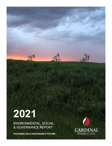 Vorschaubild Cardinal Energy ESG-Bericht 2021