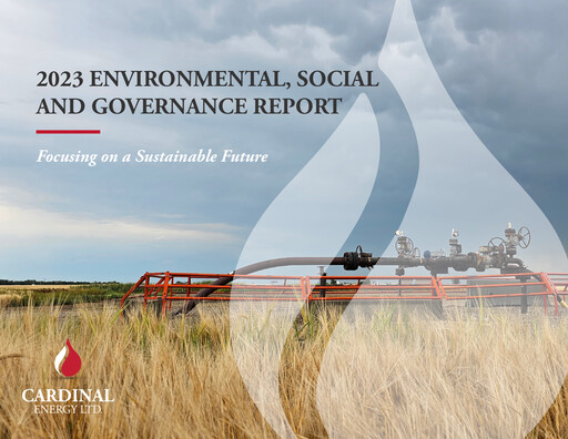 Vorschaubild Cardinal Energy ESG-Bericht 2023