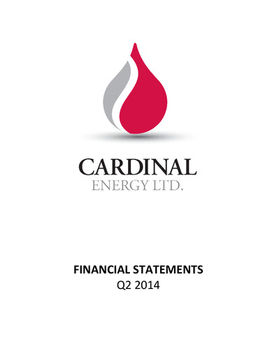 Vorschaubild Cardinal Energy Quartalsbericht 2014-q2