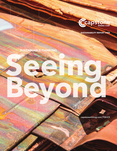 Miniature Capstone Copper Rapport de durabilité 2020