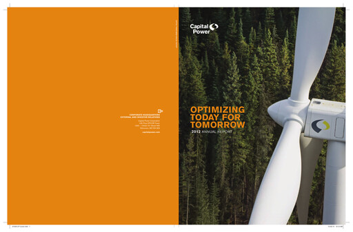 Thumbnail Capital Power Annual Report 2012