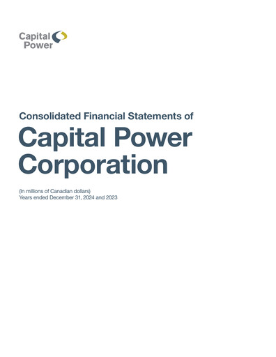 Thumbnail Capital Power Financial Statement 2024