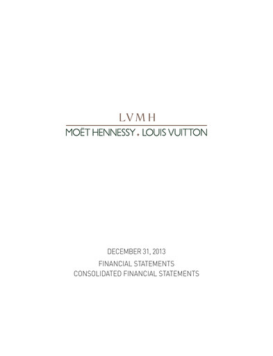 Vorschaubild LVMH Finanzmitteilung 2013