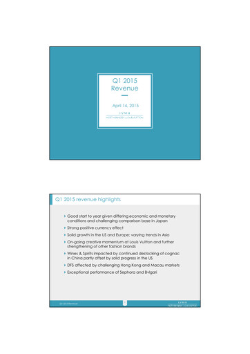 Vorschaubild LVMH Quartalsbericht 2015-q1