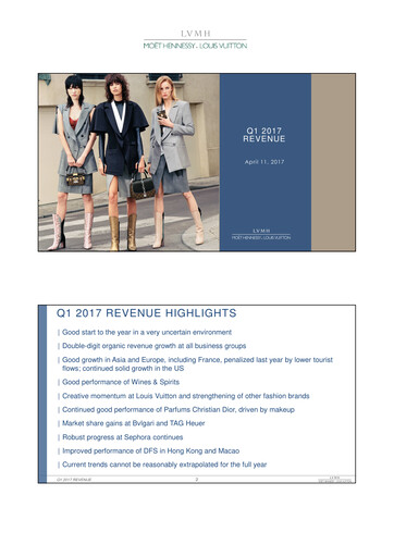 Vorschaubild LVMH Quartalsbericht 2017-q1