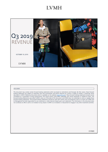 Vorschaubild LVMH Quartalsbericht 2019-q3