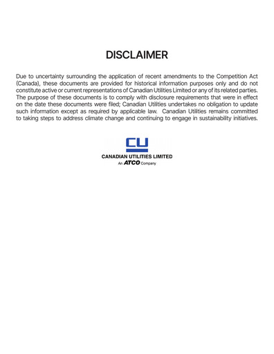 Thumbnail Canadian Utilities
 Annual Report 2023