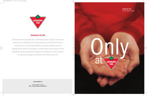 Thumbnail Canadian Tire Annual Report 2004