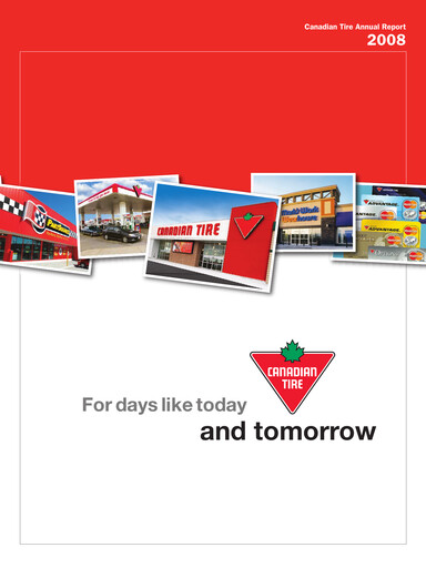 Thumbnail Canadian Tire Annual Report 2008
