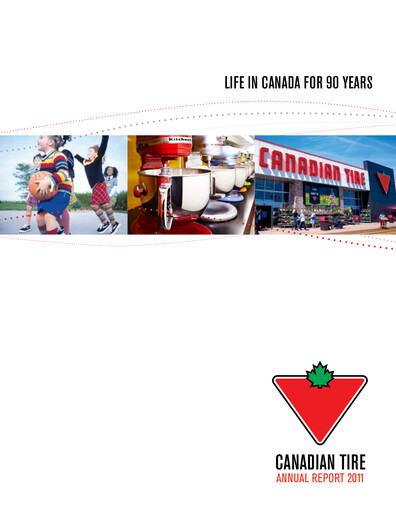 Thumbnail Canadian Tire Annual Report 2011