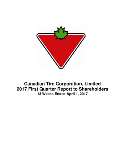 Thumbnail Canadian Tire Quarterly Report 2017-q1