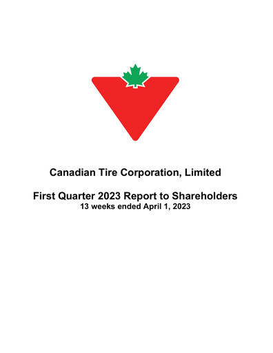 Thumbnail Canadian Tire Quarterly Report 2023-q1