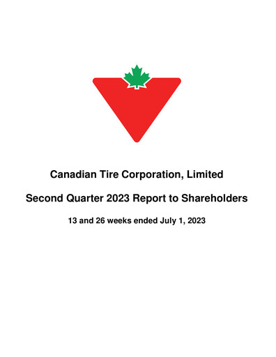 Thumbnail Canadian Tire Quarterly Report 2023-q2
