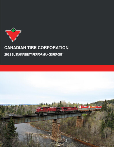 Thumbnail Canadian Tire Sustainability Report 2018