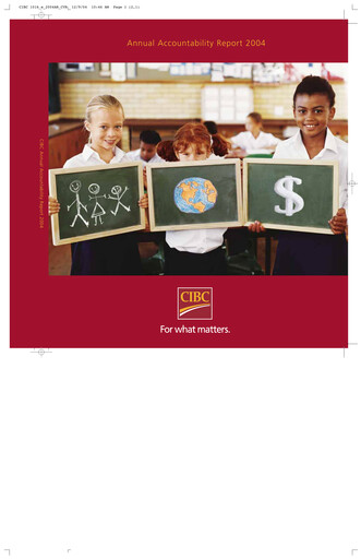 Thumbnail CIBC Annual Report 2004