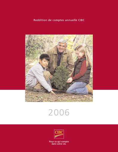 Thumbnail CIBC (Canadian Imperial Bank of Commerce) Annual Report 2006