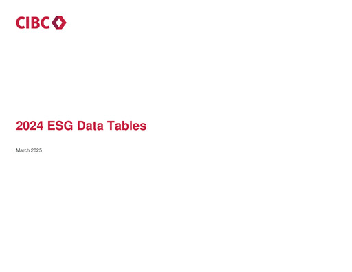 Vorschaubild CIBC (Canadian Imperial Bank of Commerce) ESG-Bericht 2024