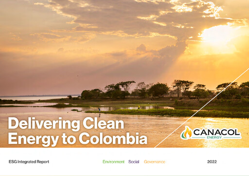 Thumbnail Canacol Energy ESG Report 2022