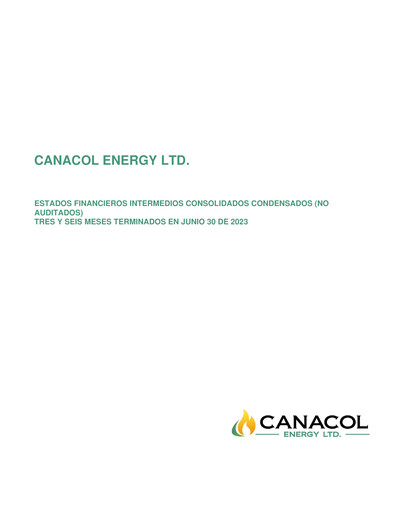 Thumbnail Canacol Energy Quarterly Report 2023-q2