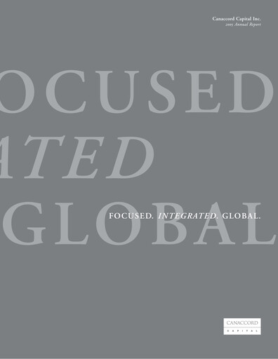 Vorschaubild Canaccord Genuity Group Jahresbericht 2005