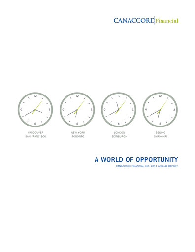 Vorschaubild Canaccord Genuity Group Jahresbericht 2011