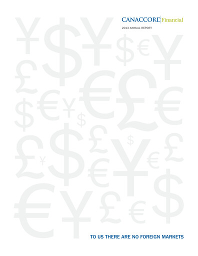 Vorschaubild Canaccord Genuity Group Jahresbericht 2013