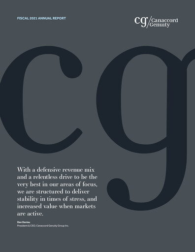 Vorschaubild Canaccord Genuity Group Jahresbericht fy2021
