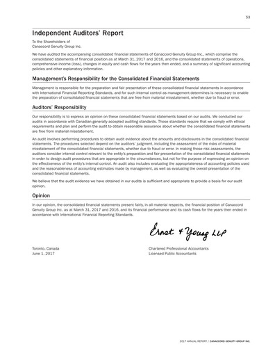 Thumbnail Canaccord Genuity Group Financial Statement 2017
