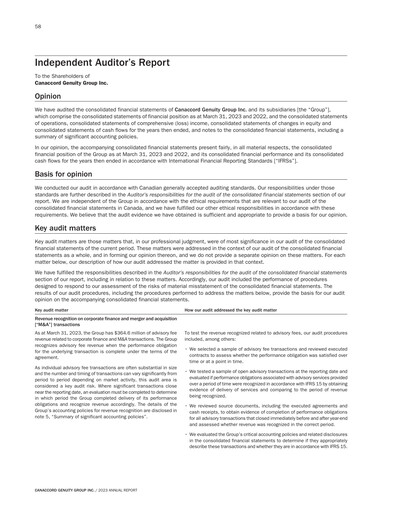 Thumbnail Canaccord Genuity Group Financial Statement 2023