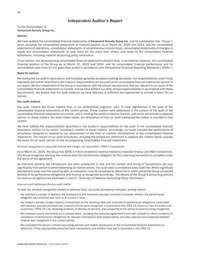 Thumbnail Canaccord Genuity Group Financial Statement 2025