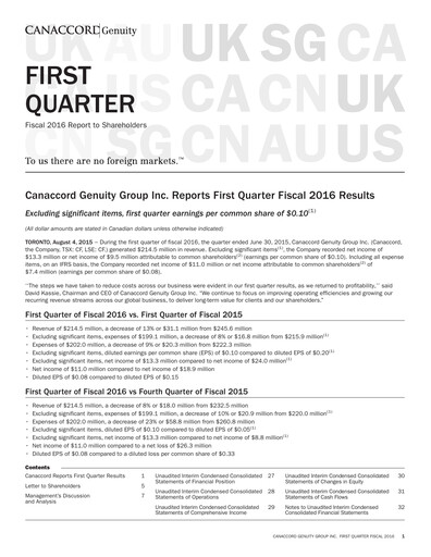 Thumbnail Canaccord Genuity Group Quarterly Report 2016-q1