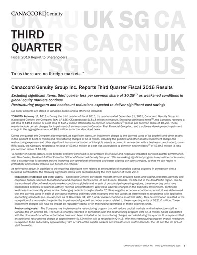 Thumbnail Canaccord Genuity Group Quarterly Report 2016-q3