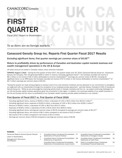 Thumbnail Canaccord Genuity Group Quarterly Report 2017-q1