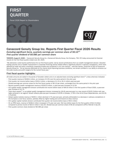 Thumbnail Canaccord Genuity Group Quarterly Report 2026-q1
