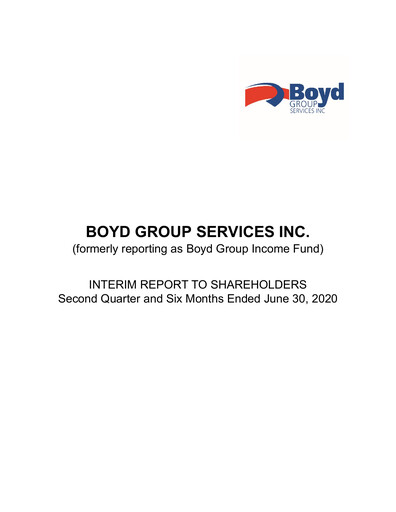 Thumbnail Boyd Group Quarterly Report 2020-q2
