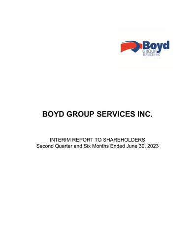 Thumbnail Boyd Group Quarterly Report 2023-q2