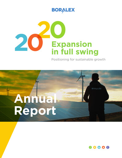 Thumbnail Boralex Annual Report 2020
