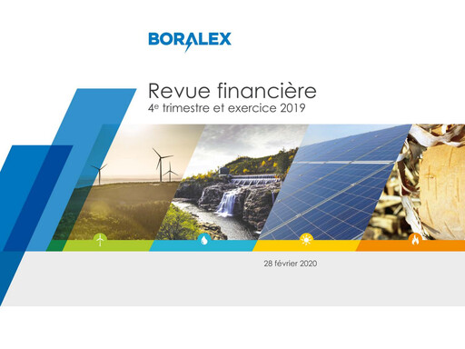 Thumbnail Boralex Financial Report 2019-q4