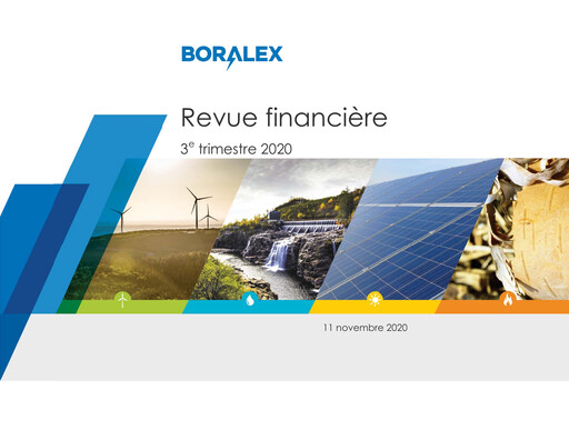 Thumbnail Boralex Quarterly Report 2020-q3
