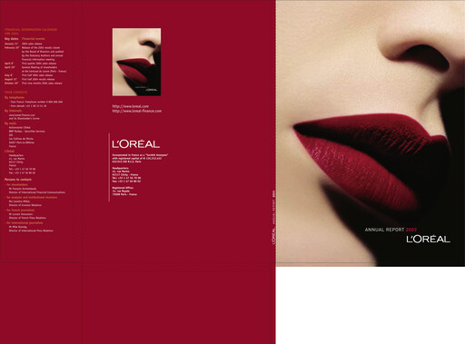 Miniature L'Oréal Rapport annuel 2003
