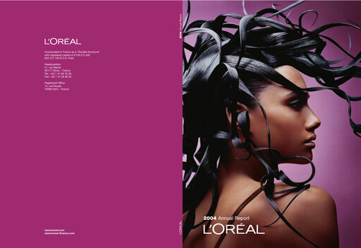 Miniature L'Oréal Rapport annuel 2004