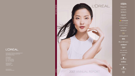 Miniature L'Oréal Rapport annuel 2007