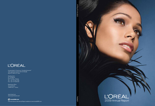 Miniature L'Oréal Rapport annuel 2009