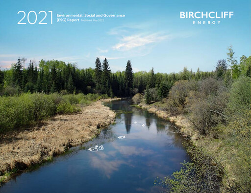 Thumbnail Birchcliff Energy ESG Report 2021