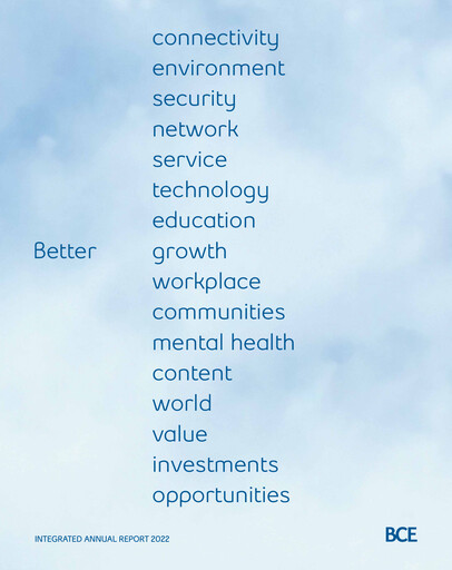 Thumbnail BCE Annual Report 2022