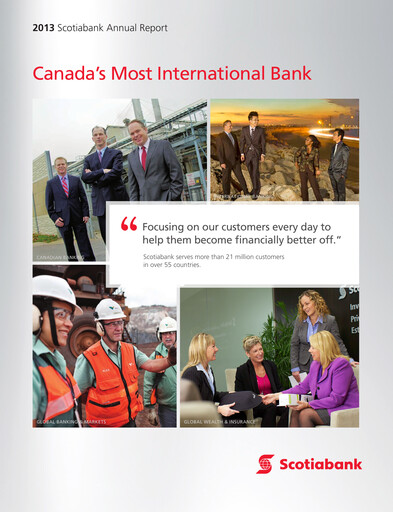 Thumbnail Scotiabank Annual Report 2013